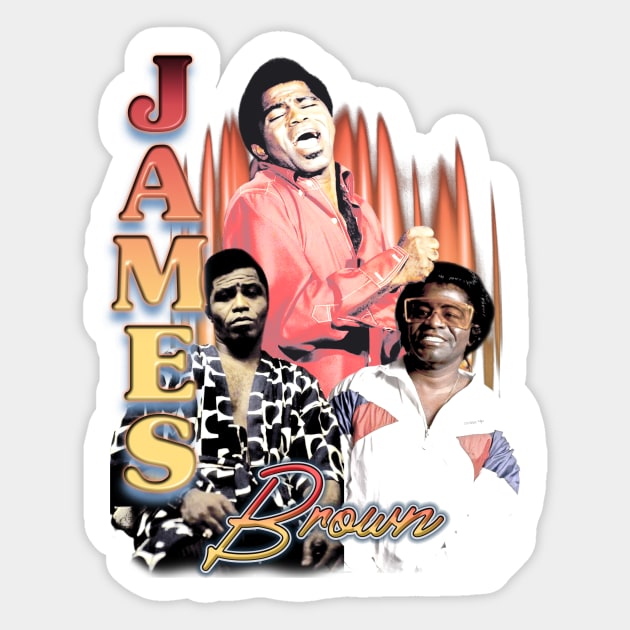 James Brown Sticker by Dewo Sadewo